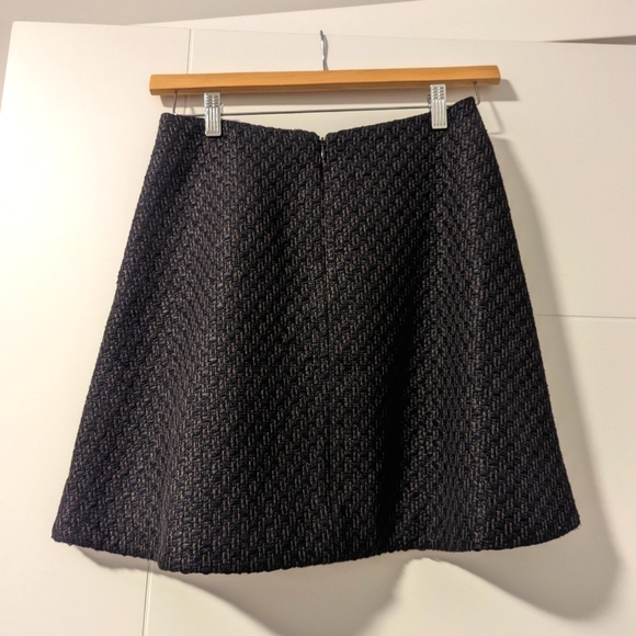 Carven A-Line Tweed Mini Skirt - Picture 2 of 5